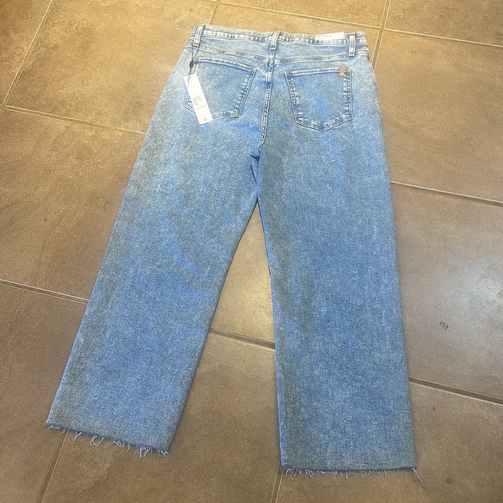 Joe's Jeans Light Blue Cropped Straight Ankle Jeans